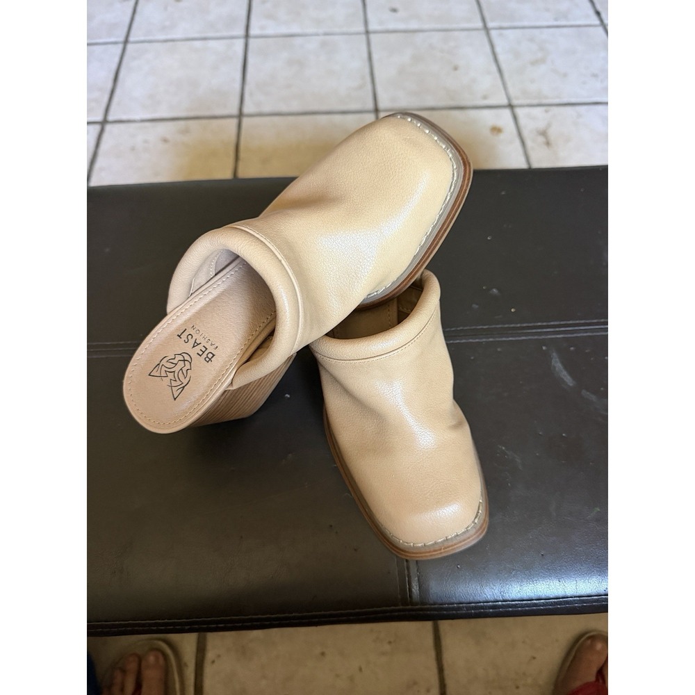 Beast‎ Fashion Mules Tan Size 5.5
